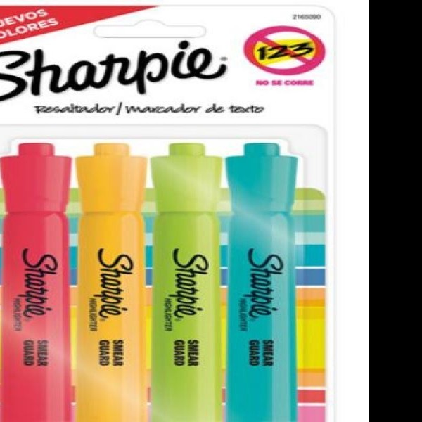 RESALTADOR GRUESO SHARPIE ACCENT 51746 BL.4 SURT.E36